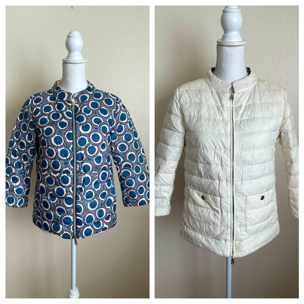 Herno Reversible Down Jacket Zipper Pockets Circl… - image 1